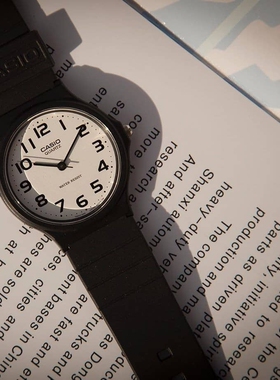 CASIO卡西指针电子表男女乔妹同款学生经典石英MQ-24-7b MQ24-7b2