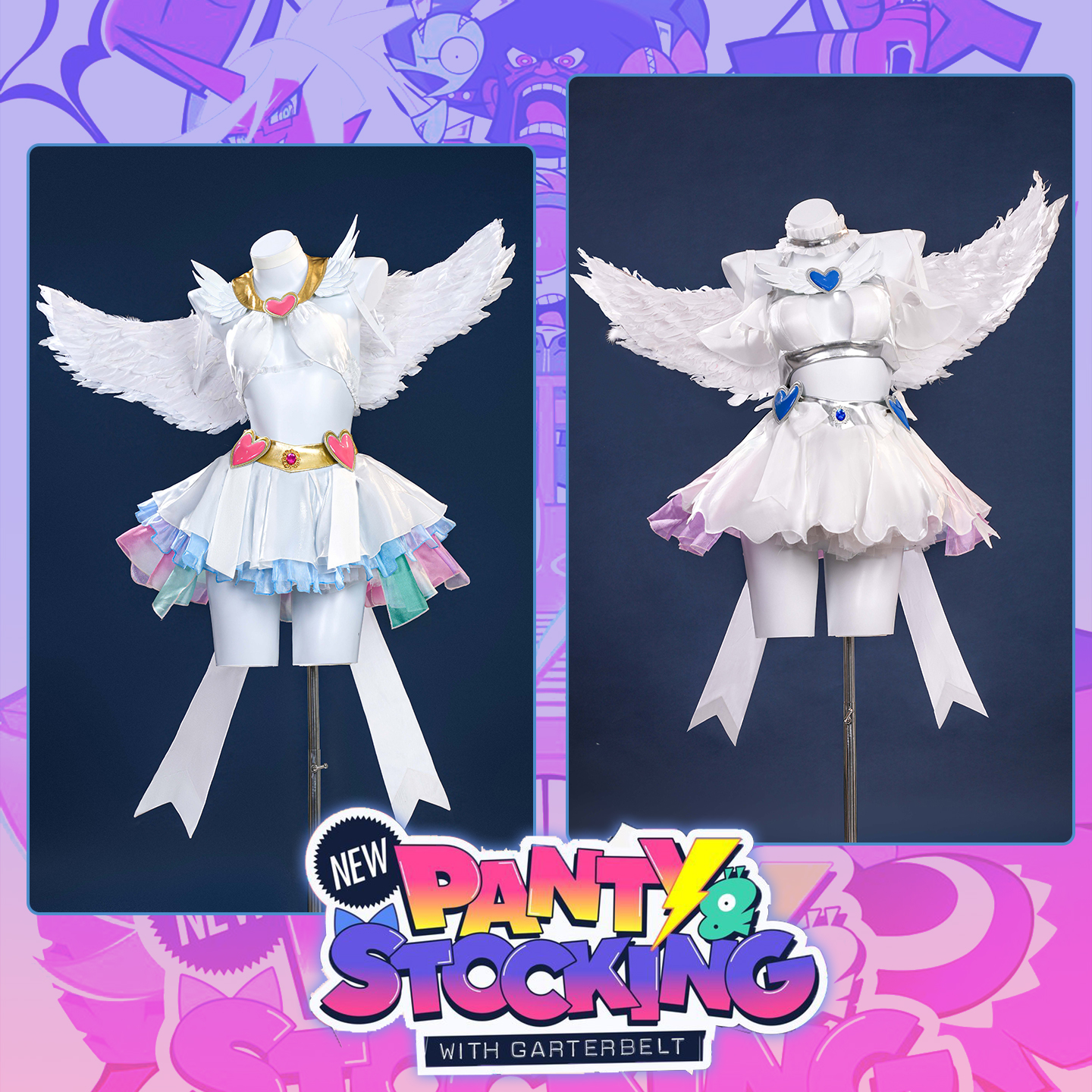 漫骨吊带袜天使cosplay服装女