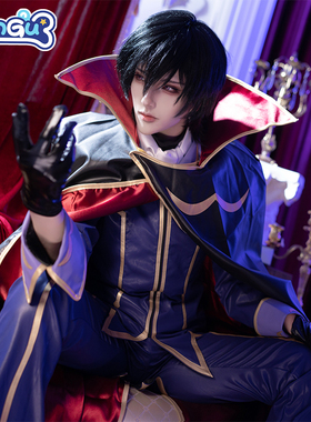 漫骨反叛的鲁鲁修cos服 zero黑色骑士鲁路修动漫C服cosplay服装男