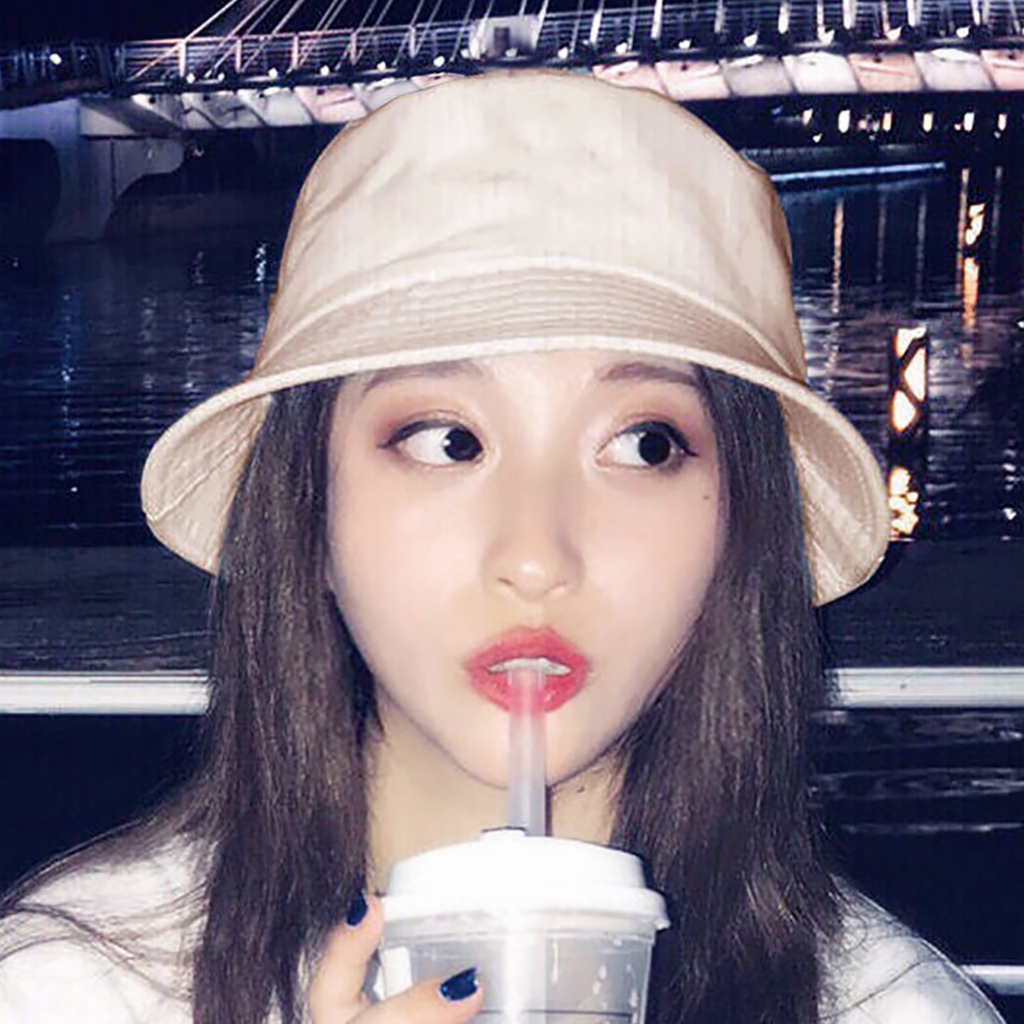 渔夫帽小头围小号浅顶夏透气可爱