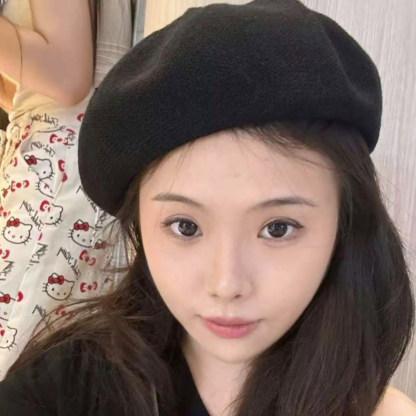 夏天透气贝雷帽小头围抵抗紫外线