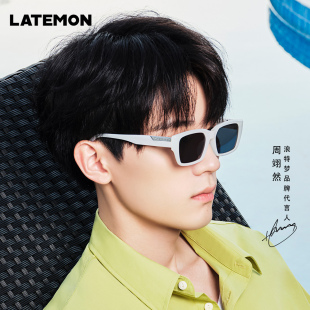 浪特梦2025周翊然款防紫外线大框男太阳镜板材偏光镜女韩版T37030