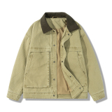 平铺 2025秋装翻领单排扣外套 夹克衫 2505 P130 卡其,男装夹克,电商D227,电商基地 平铺 2025秋装翻领单排扣外套 夹克衫 2505 P130 卡其,男装夹克,电商D227,电商基地