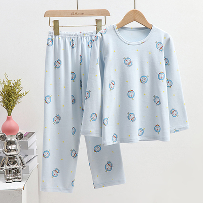 儿童卡通睡衣纯棉春夏家居服
