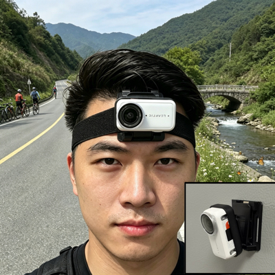适配leaptic cube光子跃迁相机头带第一视角拍摄配件3d打印头戴
