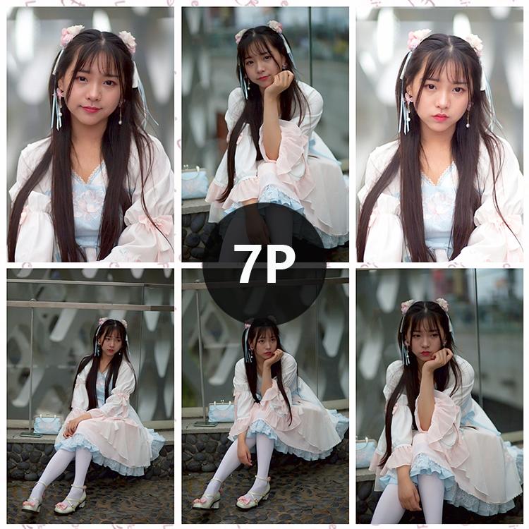 RAW原图可爱萝莉少女日常人像写真图片CR2原片精修调色PS练习素材
