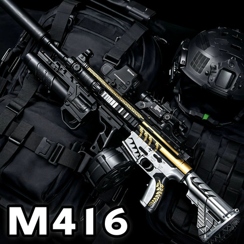 M416电动连发自动发射珠弹枪