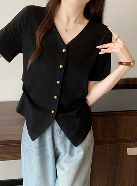 YL5656夏季高腰别致有口袋a字半身裙女梨型身材遮胯休闲显瘦伞裙