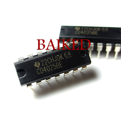 CD4025BE 逻辑 栅极和逆变器 DIP-14 直插 或非门 进口正品