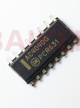 AC4040G ON MC74AC4040DR2G SOIC-16 计数器 分频器 140MHz 12位