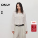 利落正肩短款 ONLY2025冬季 新款 金属纽扣粗花呢圆领小香风外套女