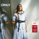 ONLY2025夏季 女 袢V领自在宽松舒适落肩衬衫 新款 通勤风实用两穿袖
