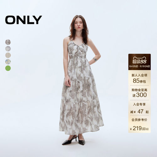 ONLY时尚潮流吊带连衣裙