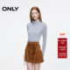 设计感高腰皮裙短裙半身裙女 ONLY冬季 时尚 12439M005