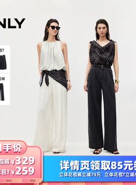 【所有女生的衣橱直播间】ONLY立体花苞裤/立体花苞T