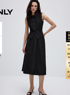 ONLY无袖背心裙套装中长款连衣裙