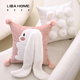 靠枕ins风抱枕粉色兔子沙发客厅轻奢北欧女生女孩房可爱毛绒靠垫