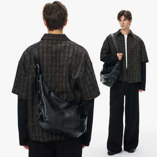 NESBIT【少年游】小众时髦男包牛角包2025新款斜挎包vibe流浪包