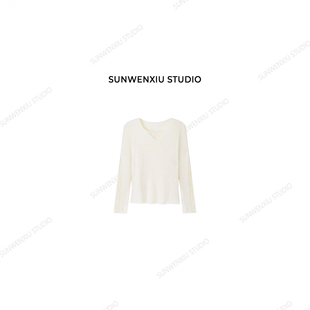 swx 抽纱棉衫 温柔极简镂空破洞设计感夏日防晒罩衫 1120 studio