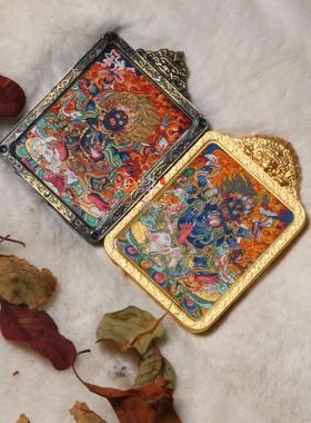 热贡随身纯手绘微唐六臂