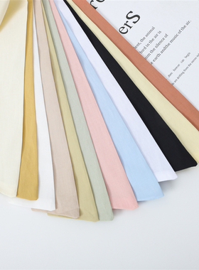 腰带装饰连衣裙收腰蝴蝶结衬衣腰带简约服饰配件衬衫棉宽布条绑带