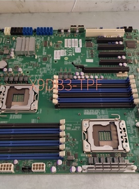 超微X9DB3-TPF 双路1356针 X79主板 带万兆光纤网卡 支持E5-24cpu