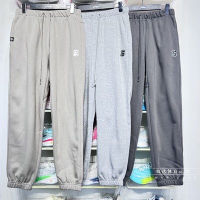 李宁束脚男子加绒保暖卫裤