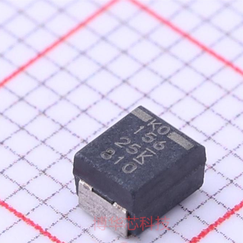T521B156M025ATE100/KEMET/15uF ±20% 25V 钽电容器/CASE-B_3528