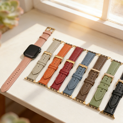 AppleWatch小蛮腰方扣皮质表带
