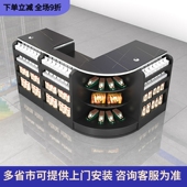 便利店收银柜台烟酒柜组合母婴店零食店转角吧台店铺小型超市收银