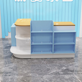 母婴店超市便利店收银柜台药店文具店化妆品店转角店铺小型收银台