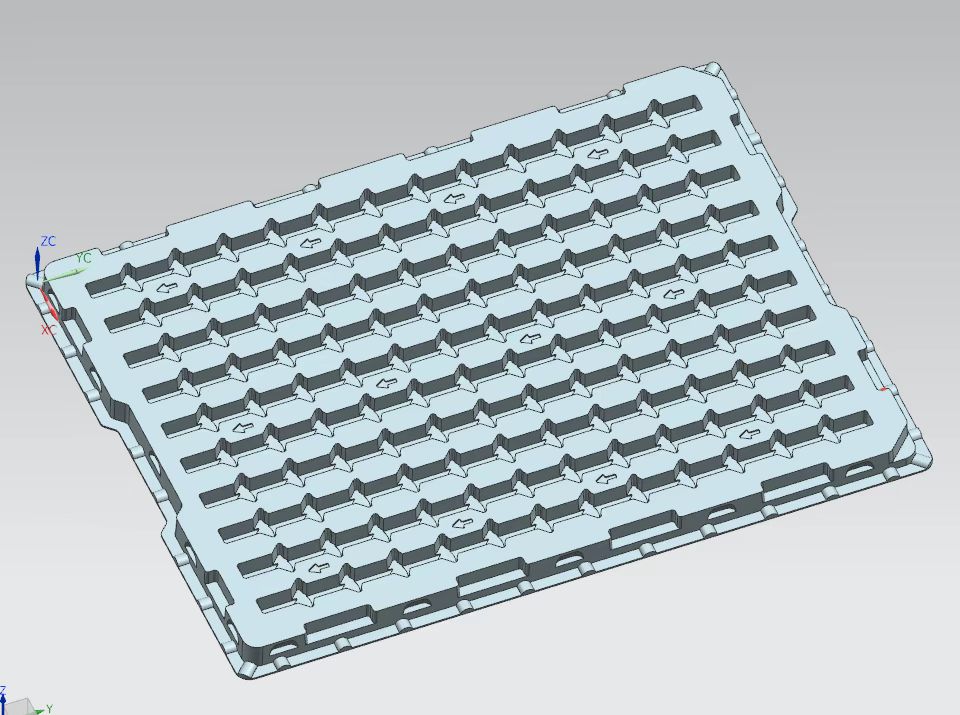 代画CAD图2D图3D图代客设计，吸塑托盘设计出图