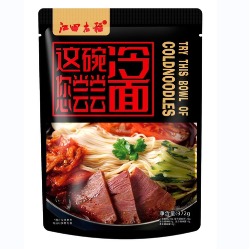 东北冷面每袋净含量372克共5袋装酸甜开胃煮面夏日优选