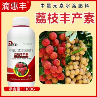 正品荔枝丰产素中微量元素荔枝龙眼保果药增大防裂果树增产叶面肥