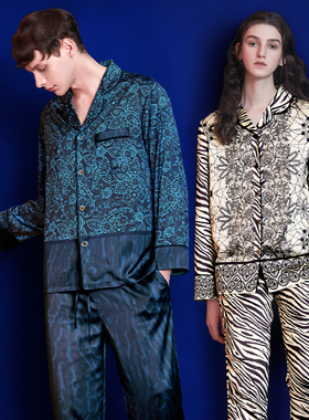 ACCESSED FROM 2024SS家居服套装可外穿丝棉长袖春秋款高级感睡衣