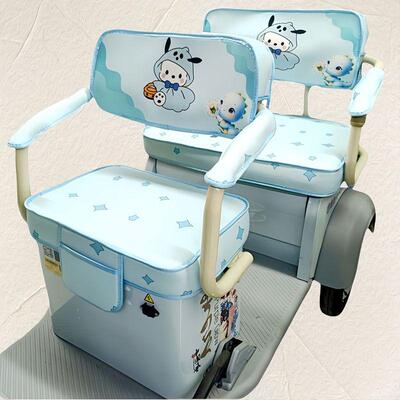 适用金彭爱玛小鸟雅迪宗申台铃大安电动三轮车坐垫套夹棉四季防滑