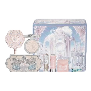 花知晓白羽蝴蝶云肩礼盒彩妆套组自然持久眼影口红腮红化妆品全套