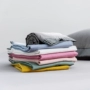 Áo cotton đơn kiểu Nhật giặt gối bông đơn màu cotton gối đơn hai đôi 48 * 74cm đơn - Gối trường hợp gối cho mẹ bầu