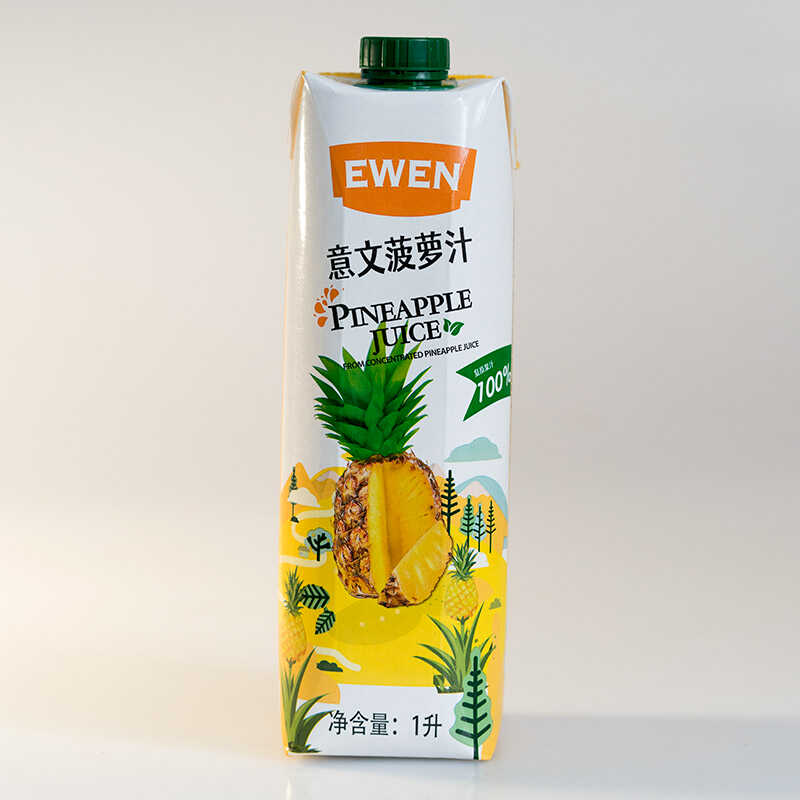 塞浦路斯进口果汁1L整箱意文菠萝汁葡萄西柚桃子汁橙汁苹果汁饮料