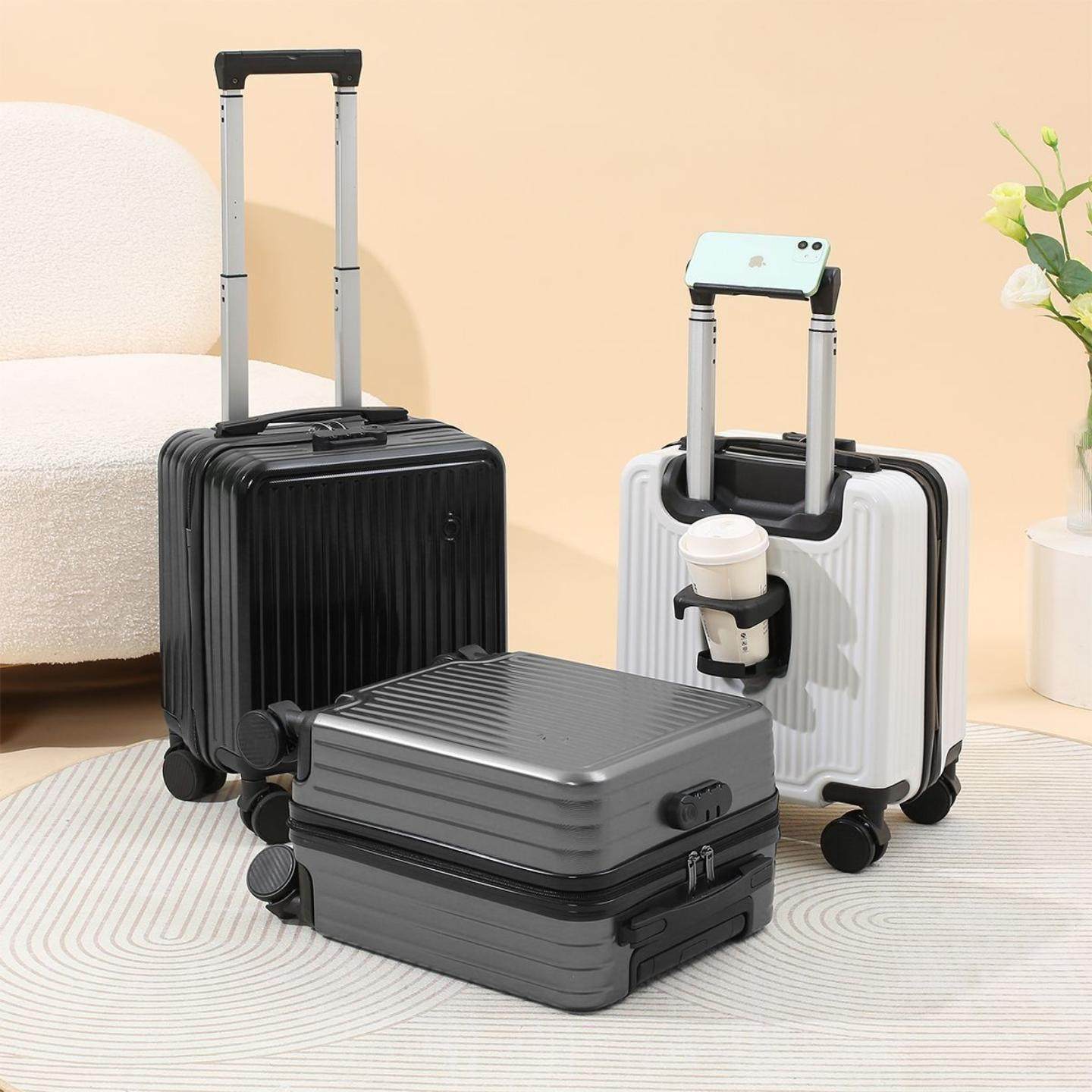 小尺寸行李箱密码旅行男女轻便免托运登机万向轮拉杆防刮加厚耐用