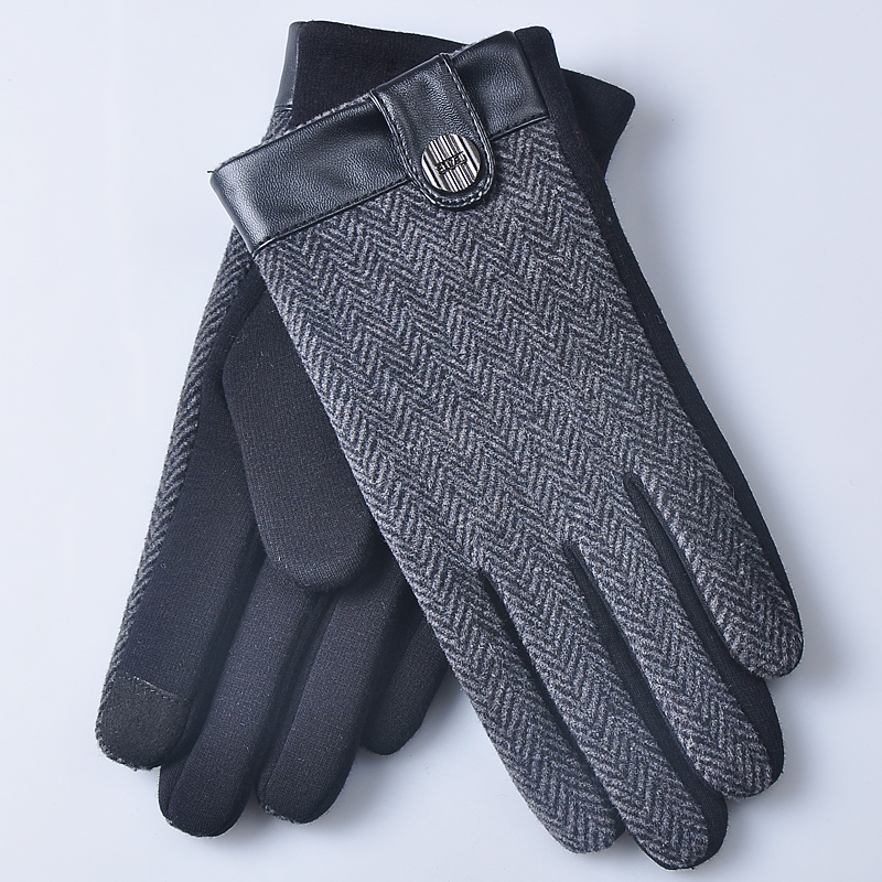 Gants pour homme WARMEN en velours - Ref 2782658 Image 3