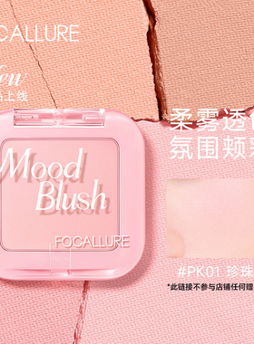 【U先试用】菲鹿儿单色腮红哑光膨胀色元气低饱和度自然盘便携装