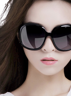 帕森酷女士正品牌太阳镜防紫外线墨镜眼睛时尚长圆脸偏光护目眼镜