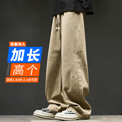 长腿哥哥120港风工装裤潮牌宽松