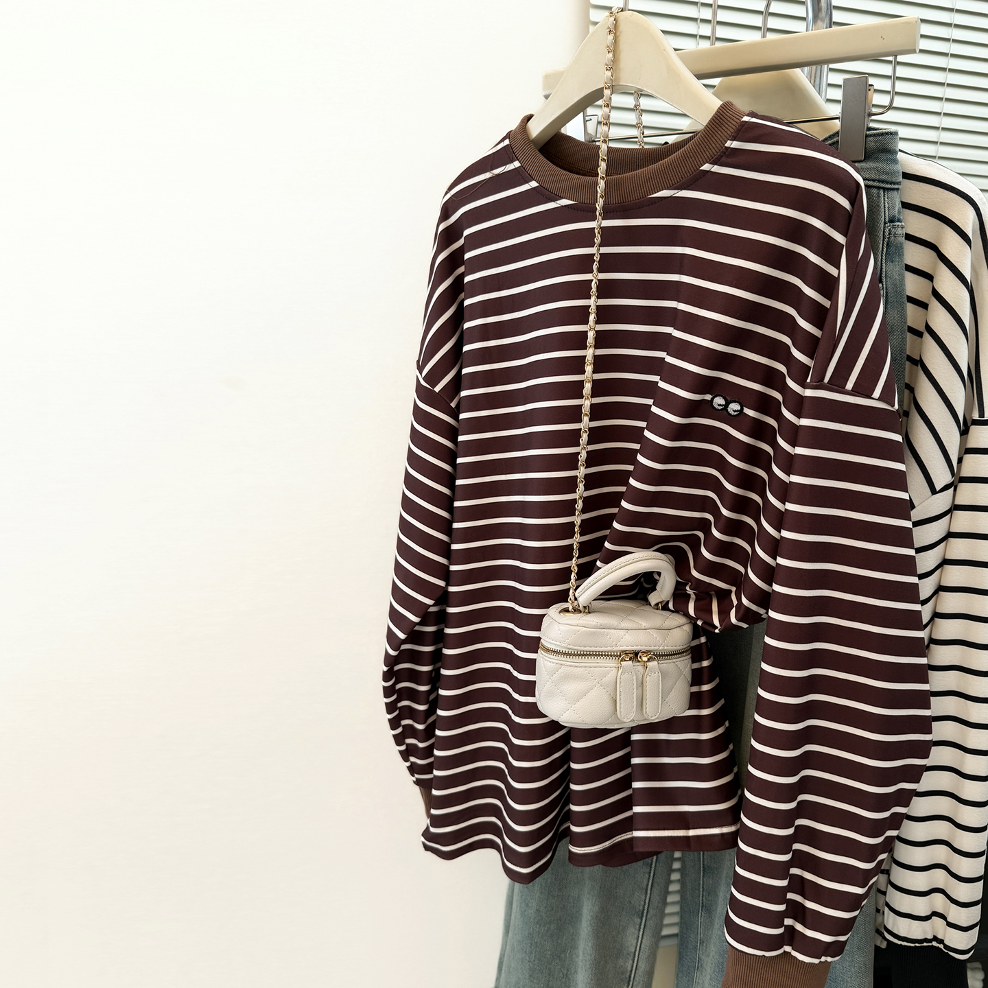 ins超火德绒磨毛长袖T恤女冬季