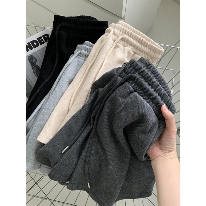 韩系ins超火阔腿休闲短裤女夏季百搭高腰宽松韩版芭蕾风运动裙裤,女装/女士精品,休闲裤,淘宝优惠券,粉丝福利购,淘宝优惠卷