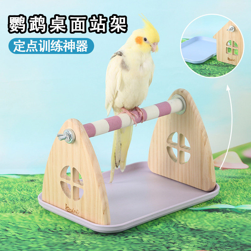 【定点训练神器】鹦鹉拉屎站架