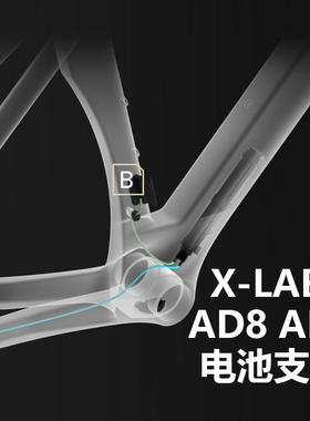 适用于XDS喜德盛X-LAB小拉堡AD8 AD9车架di2电池支架固定座电池塞