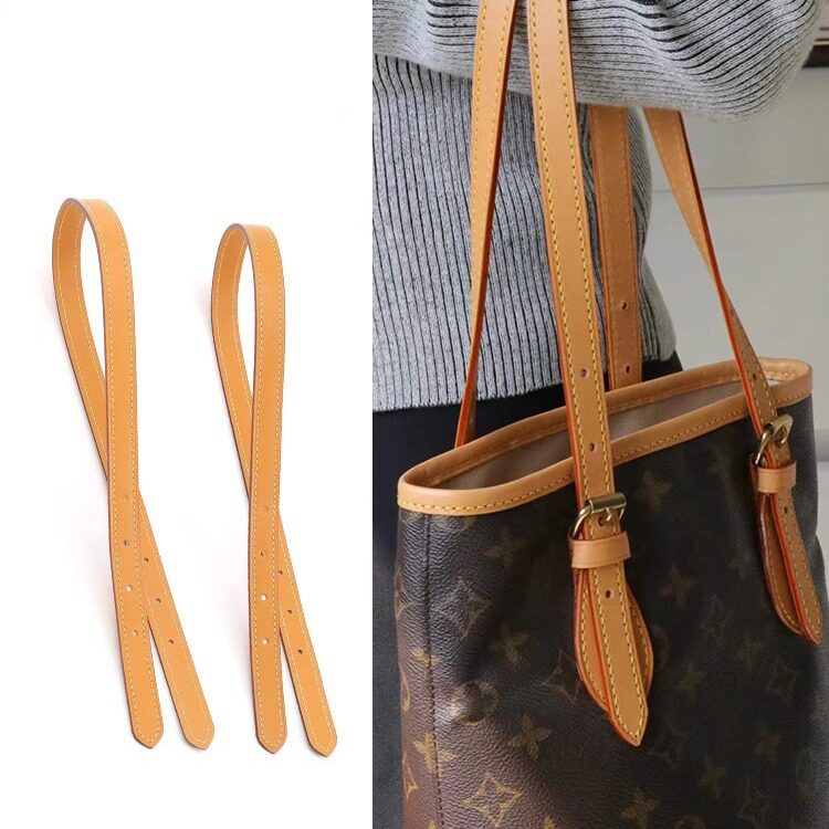 适用Lv中古小水桶手提购物袋老花派拉蒙饺子包肩带包带子替换