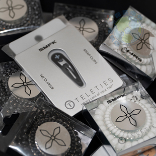 美国TELETIES X SMFK联名系列电话线发圈无痕高马尾TT发饰发夹